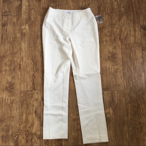 Reitmans Pants - Reitmans White work pants NEW size 5